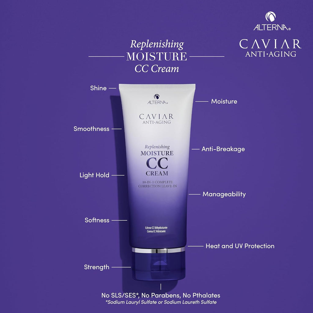 Alterna CAVIAR Anti-Aging Replenishing Moisture CC Cream, 5.1 oz (2 pack)