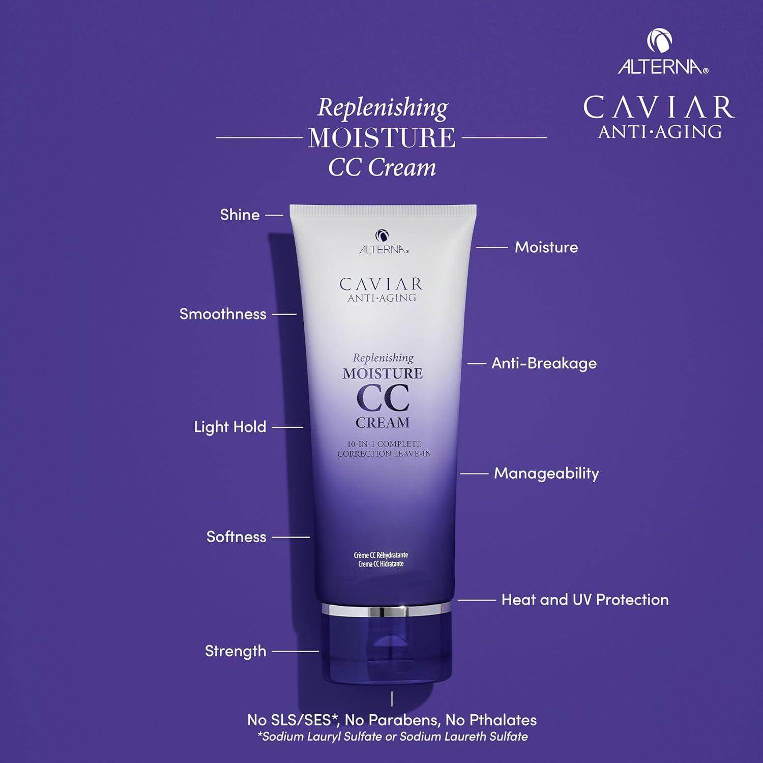 Alterna CAVIAR Anti-Aging Replenishing Moisture CC Cream, 5.1 oz (2 pack)