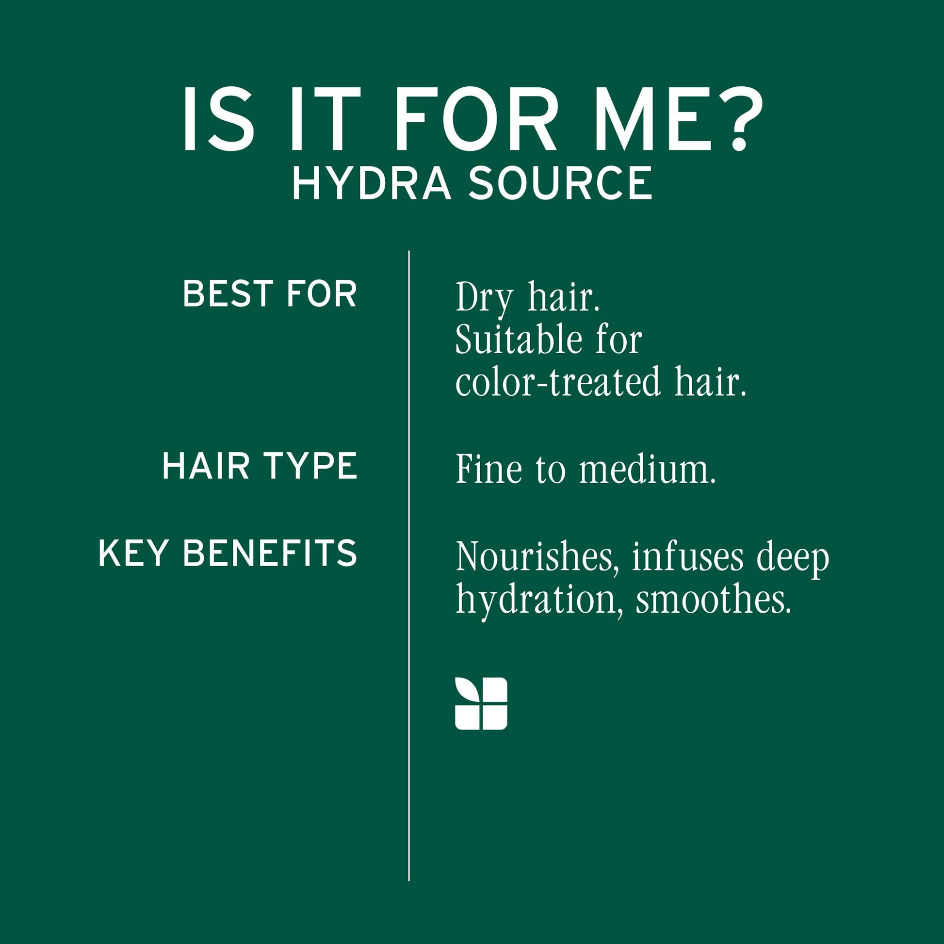 Dark Slate Gray Biolage Hydra Source Daily Leave-In Tonic - Moisturizes & Detangles, Blowout Primer, Heat Protectant & Detangler, For Dry Hair, 13.5 Fl Oz