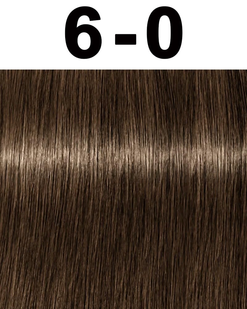 Igora Royal 6-0 深金色永久染发剂和 Goomee The Markless 发圈单颗钻石透明色（2 件套装）