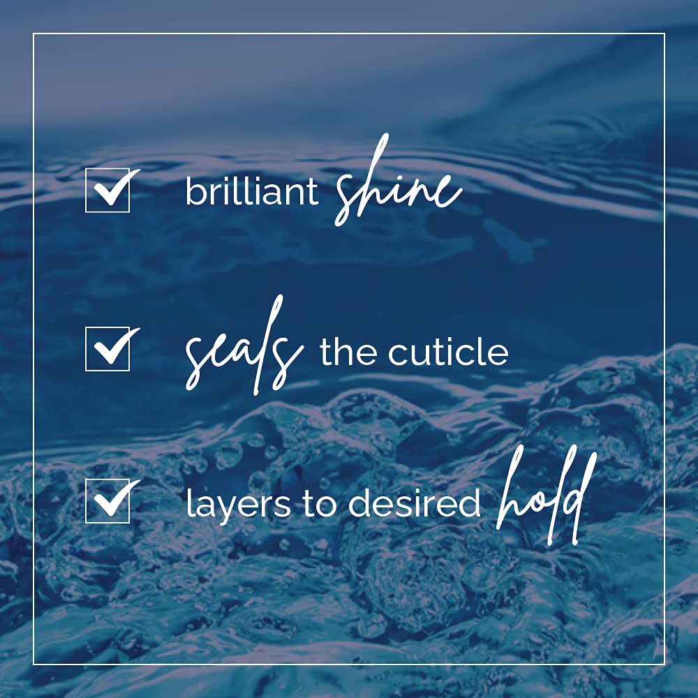 Spray de finition AQUAGE LVOC, laque à séchage rapide et fine brume pour une tenue ferme et une coiffure durable et résistante à l'humidité, 350 ml - L'emballage peut varier