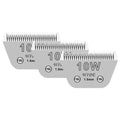 Filymosie 3 Pack 10W Wide Blades for Dog Grooming,Compatible with Andis,Oster A5,Wahl km10 Clippers,Cutting Length 1/16"