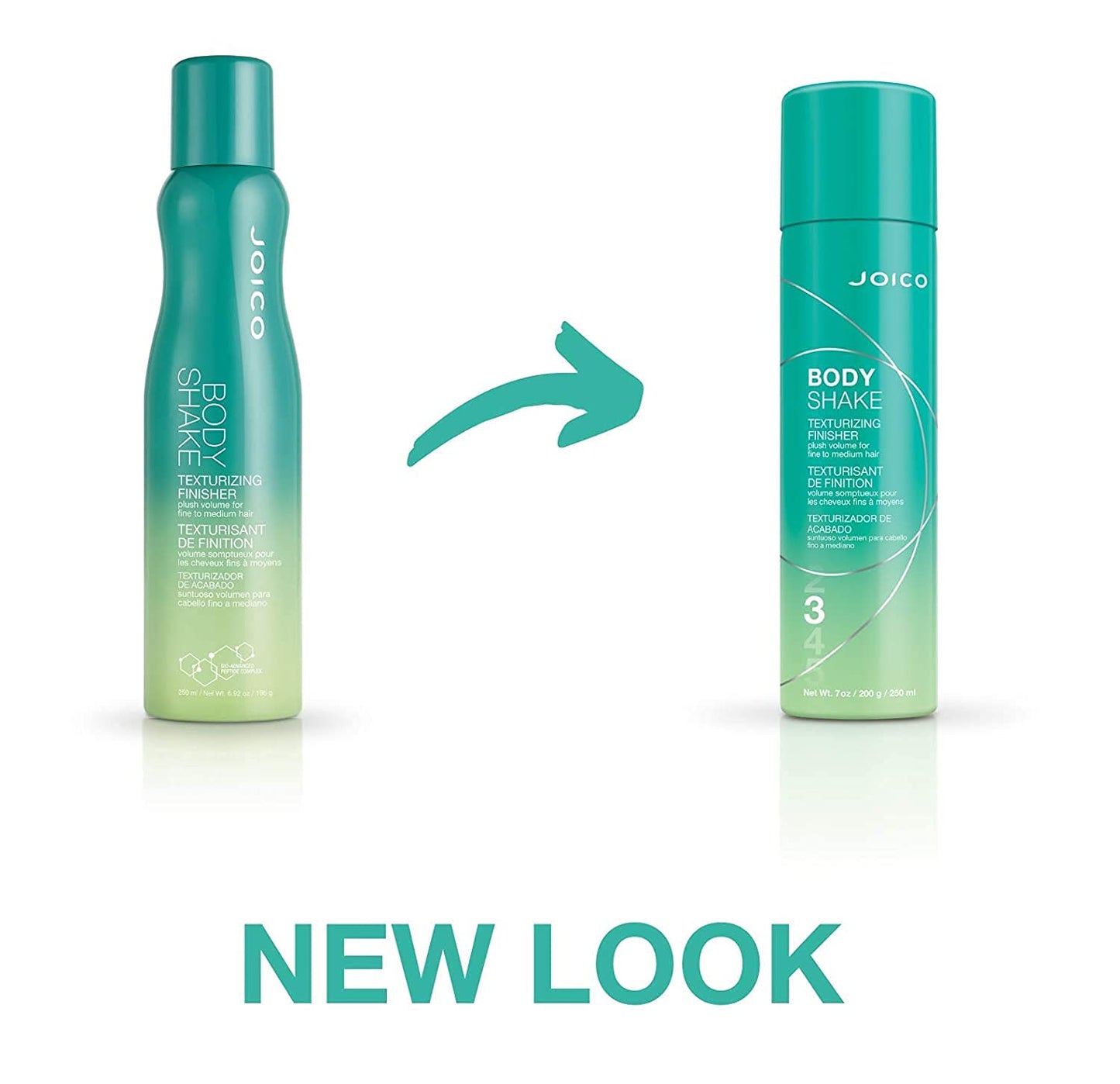 Joico Body Shake 质感整理剂 | 适用于细软至中等发质 | 持久丰盈 | 防热、防湿、防污染和防紫外线 | 控制毛躁和飞散 | 不含防腐剂 | 250 毫升