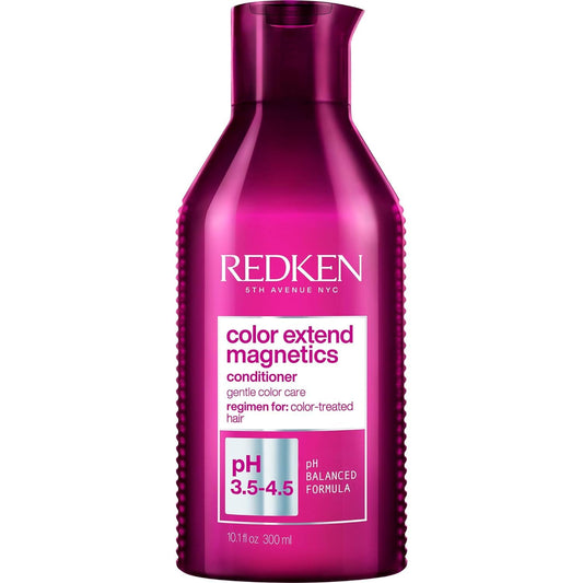 Après-shampoing Redken Color Extend Magnetics | Pour cheveux colorés | Protège la couleur et apporte de la brillance | Aux acides aminés | Sans sulfate | 280 ml (1 paquet)