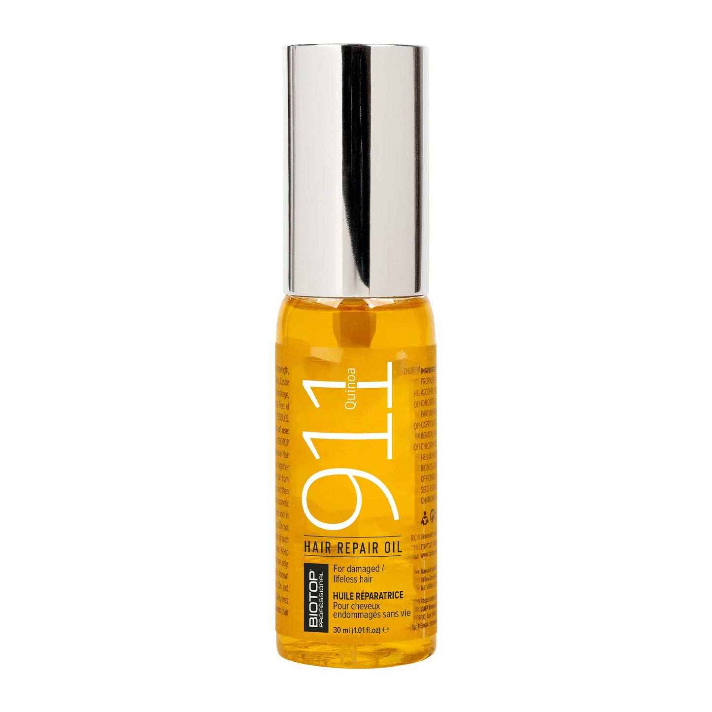 911 Quinoa Hair Repair Oil 1.01 fl oz – Biotop Professional