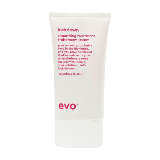 EVO Lockdown Smoothing Treatment - Soin capillaire sans rinçage - Protège les cheveux colorés et réduit les frisottis - 150 ml