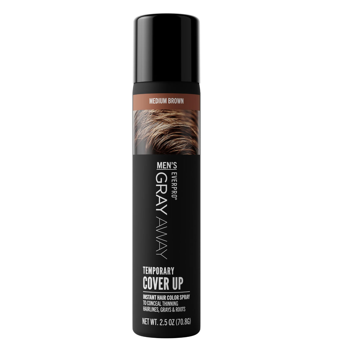 EVERPRO Gray Away Men’s Instant Root Cover Up Spray | Temporary Gray C ...