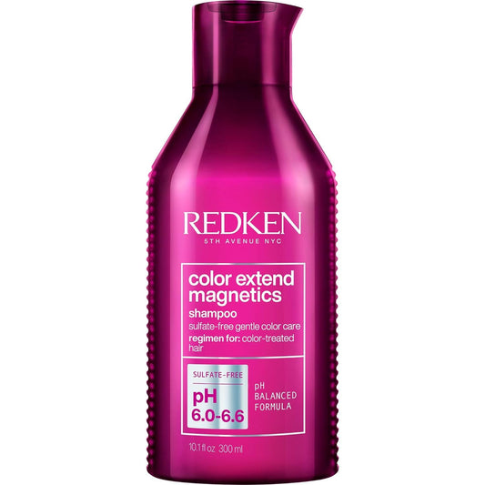 Shampoing Redken Color Extend Magnetics | Pour cheveux colorés | Nettoie en douceur et protège la couleur | Aux acides aminés | Sans sulfate | 280 ml (1 paquet)