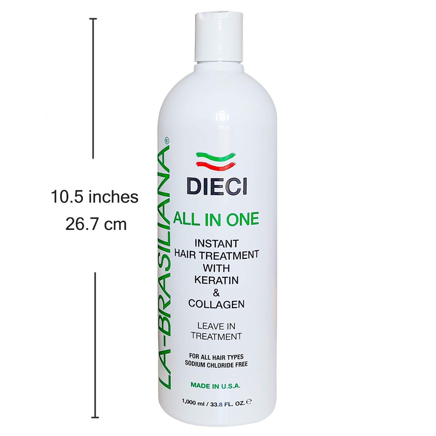 La-Brasiliana Dieci All-in-One Hair Treatment 33.8 oz by Dieci