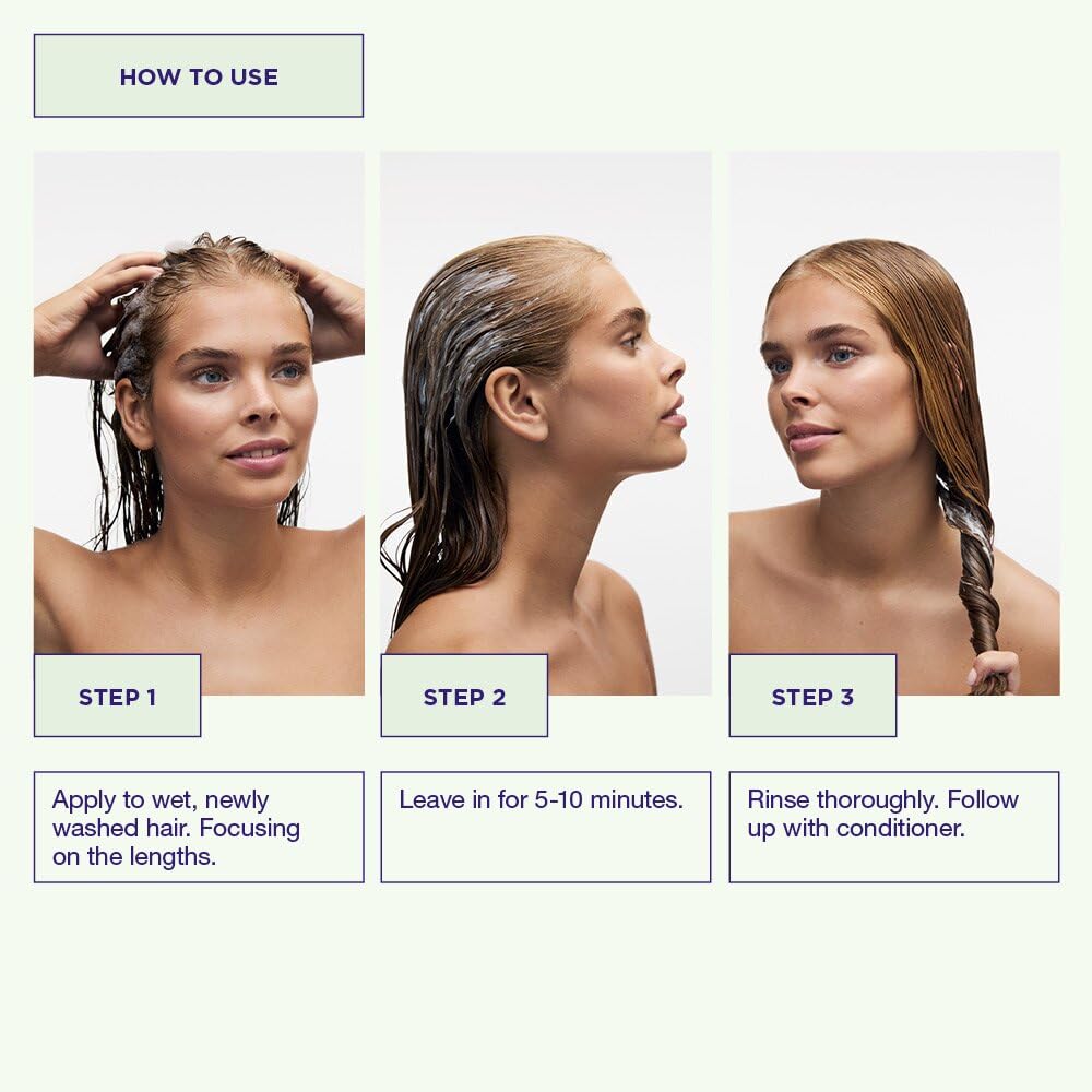 White Smoke Maria Nila Pure Volume, Volumizing Hair Mask for Thicker Hair, Panthenol/Provitamin B5 Gives Volume to Thin & Fine Hair, 100% Vegan & Sulfate/Paraben free, 8.5 Fl Oz