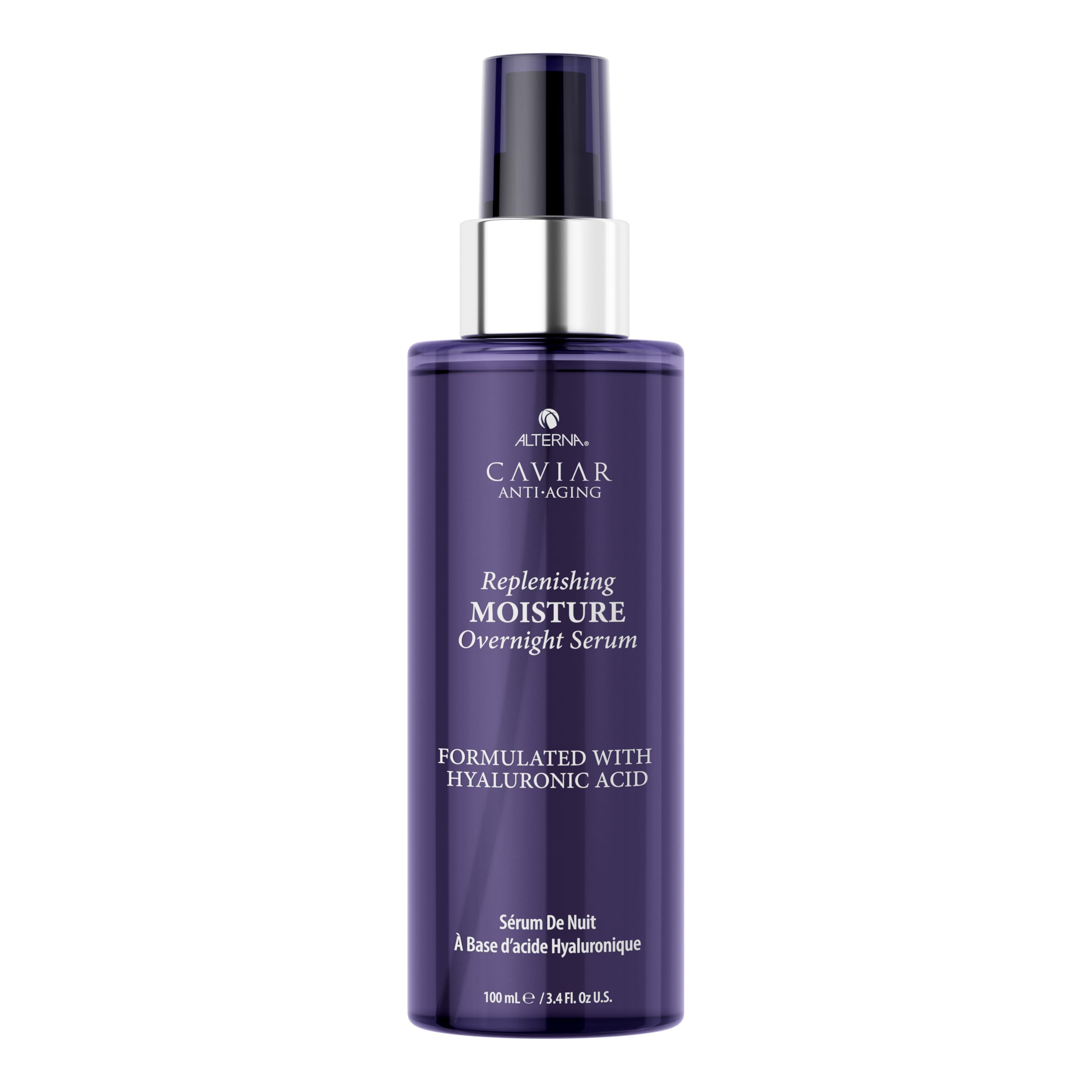 Alterna Caviar Anti-Aging Replenishing Moisture Overnight Serum 3.4oz | Leave In Hair Treatments for Dry, Damaged Hair |Nourishes, Restores with Humidity & Heat Protection