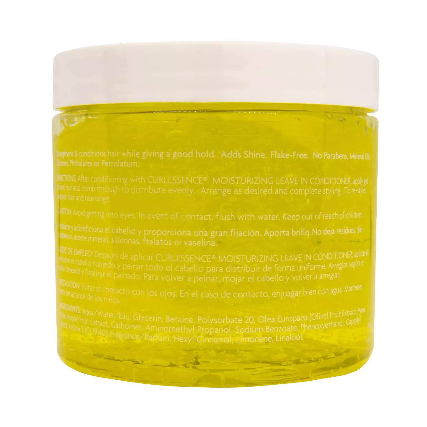KeraCare GelEssence Strengthening Gel - 16 ounce - with Extra Virgin Olive Oil (EVOO) - Strengthens Hair - Adds Shine - Flake Free - Vegan - Crunch Free