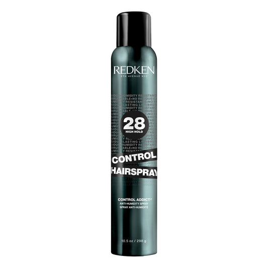 Laque Redken Control 28 | Laque tenue extra-haute | Finition sans pellicules et séchage rapide | Protection anti-frisottis longue durée | Résistance à l'humidité | Contrôle du style 24 h | Pour tous types de cheveux | 290 ml