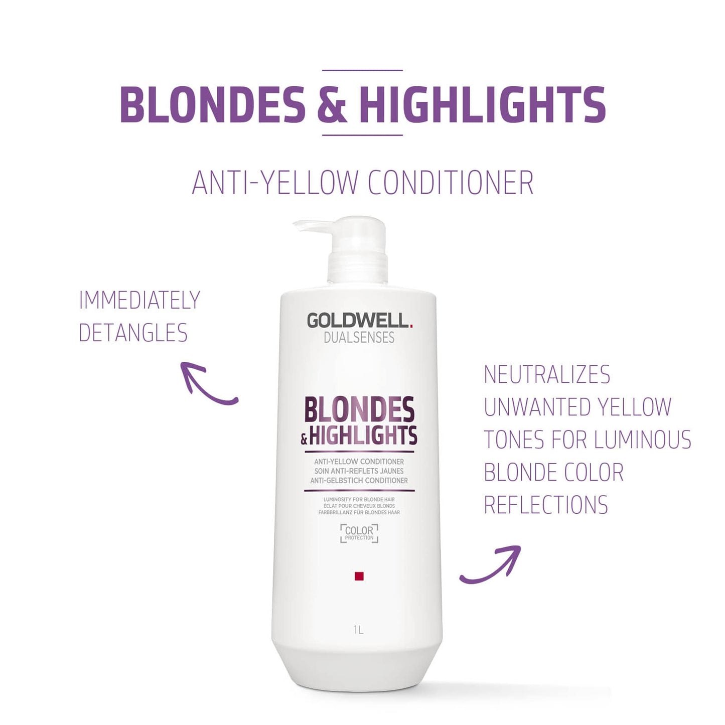 Goldwell Dualsenses 金发挑染抗黄护发素 1L