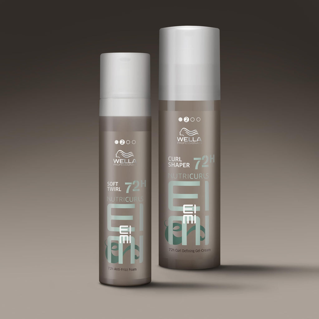 Wella Professionals EIMI Nutricurls Soft Twirl | 72H Anti-Frizz Foam | Add Volume, Light Control & Defines Waves | 6.7 Fl Oz