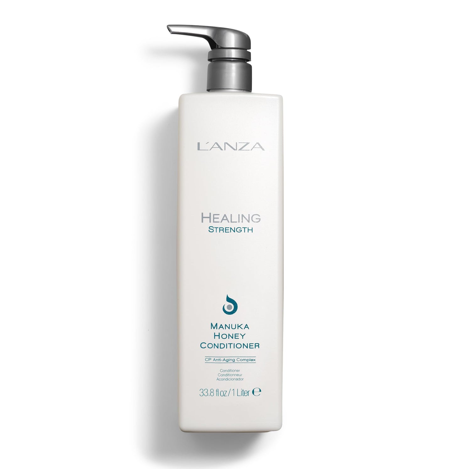 L’ANZA Healing Strength Manuka Honey Conditioner - Strengthens, Protects and Restores Weak, Fragile, and Aged Hair, Rich with Keratin Protein, Healing Oils, and Vitamin C (33.8 Fl Oz)