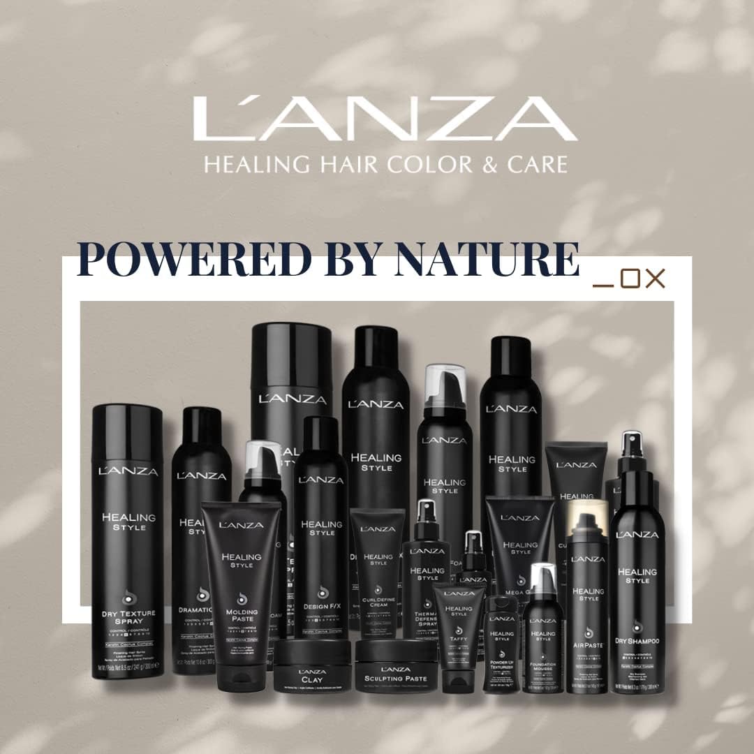 L'ANZA Healing Style Molding Hair Styling Paste with Medium Hold Effect, Nourishes and Refreshes Dry and Flaky Scalp While Styling, With Keratin and UV Rays Protection to Prevent Damage (5.9 Fl Oz)