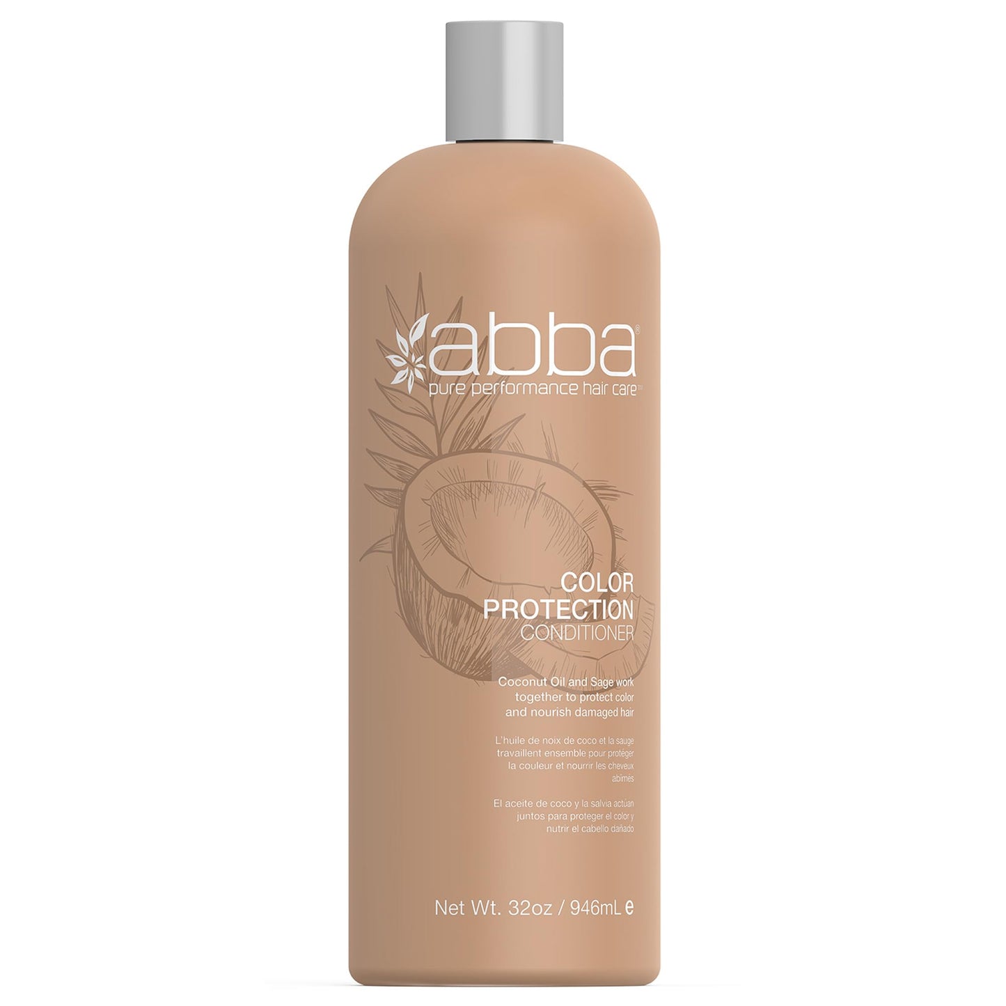 Abba Pure Color Protect Conditioner, 33.8 Ounce