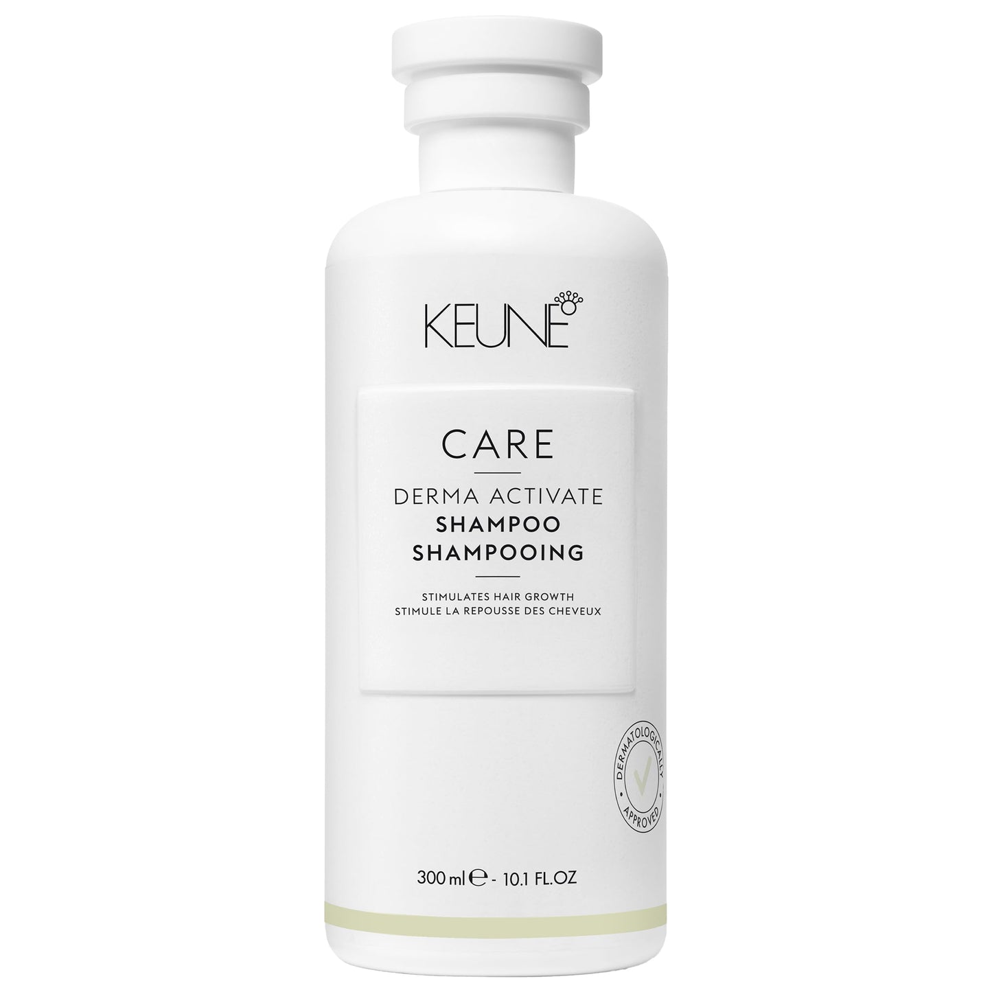 Keune Care Derma Activate 洗发水，防脱发丰盈洗发露，适用于稀疏头发，10.1 液体盎司