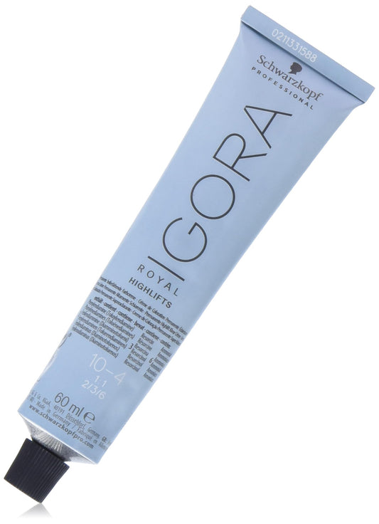 Schwarzkopf Igora Royal Highlifts 金发白金米色 10-4 60 毫升