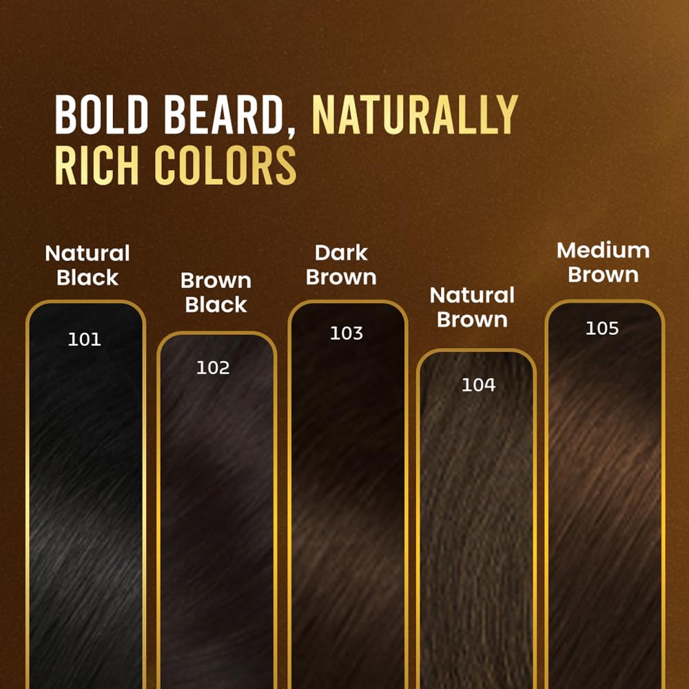 Bigen Men'S Beard Color, 40G - Brownish Black B102 (Pack Of 1)