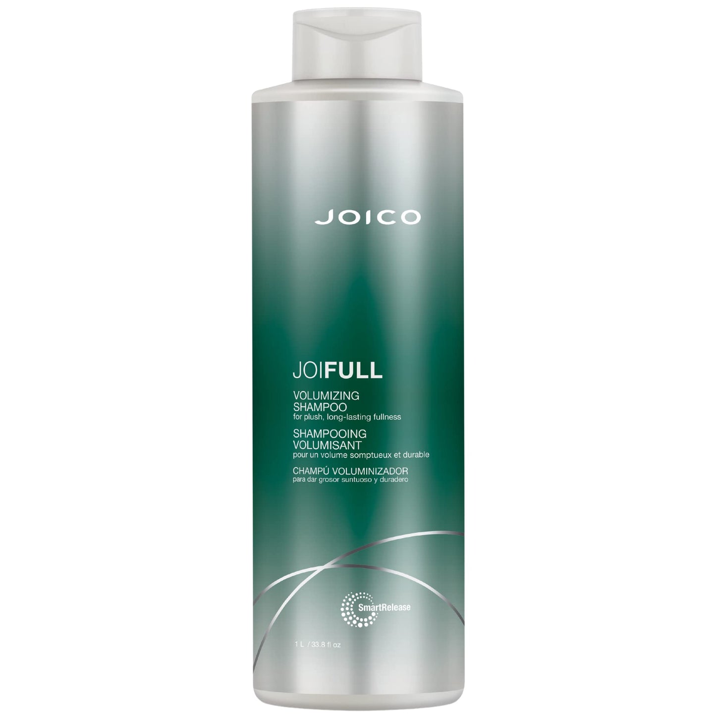 Joico JoiFULL 丰盈洗发水 | 适用于细软发质 | 瞬间丰盈 | 持久丰盈 | 使秀发更浓密有弹性 | 提升光泽 | 蕴含莲花与竹子提取物 | 33.8 液体盎司