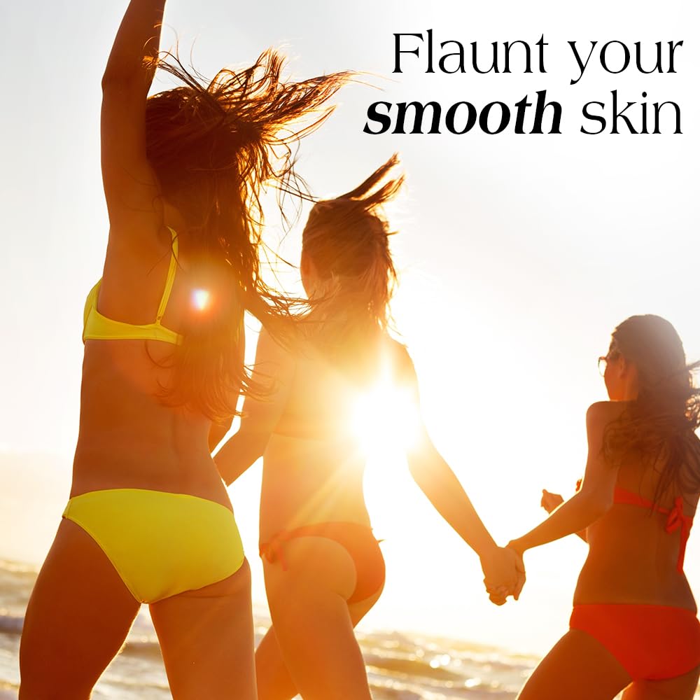 Gigi 女士巴西式脱毛套装 - 脱毛蜡套装，含蜡加热器、硬蜡、脱毛前后护理和涂抹棒 - 适用于比基尼和私密部位