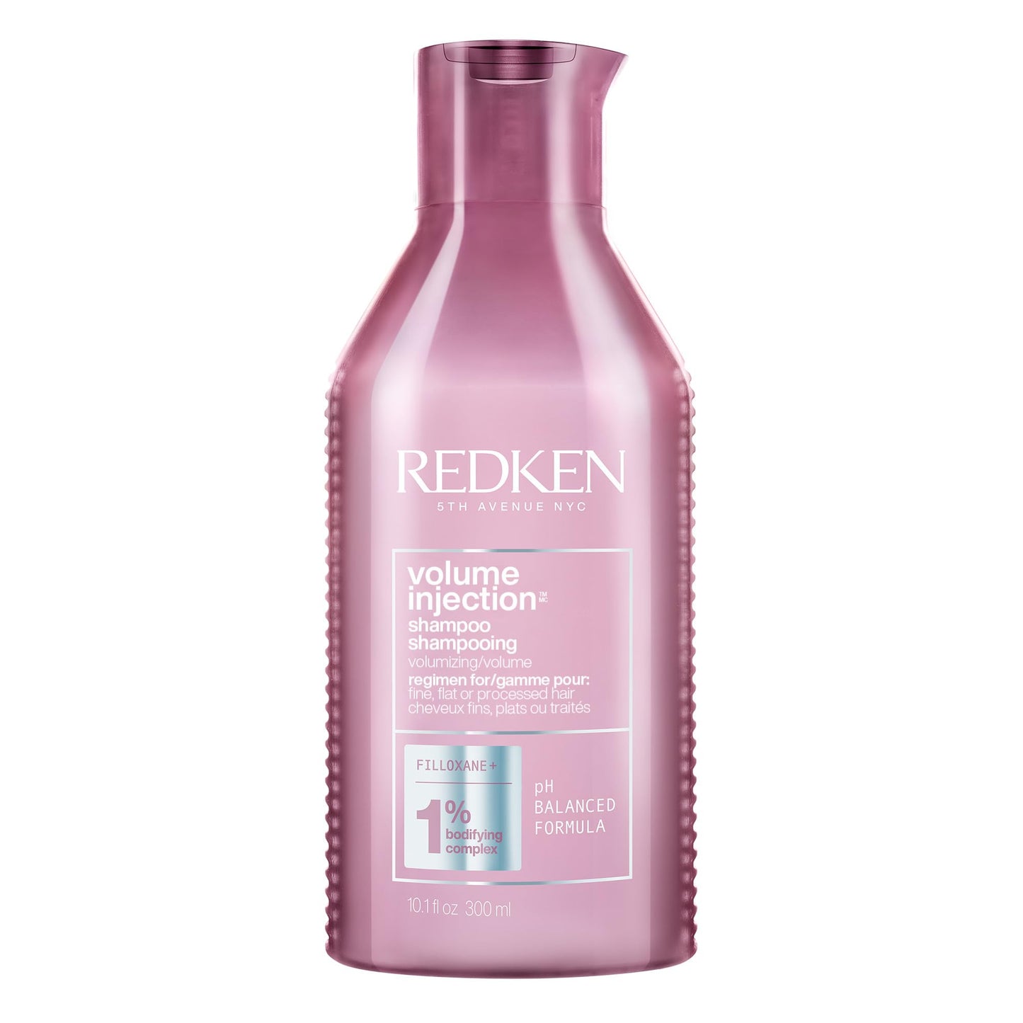 Redken Volume Injection Shampoo | Lightweight Volume Shampoo For Fine Hair | Adds Volume, Lift, and Body to Flat Hair | Soft, Shiny Finish | Paraben Free
