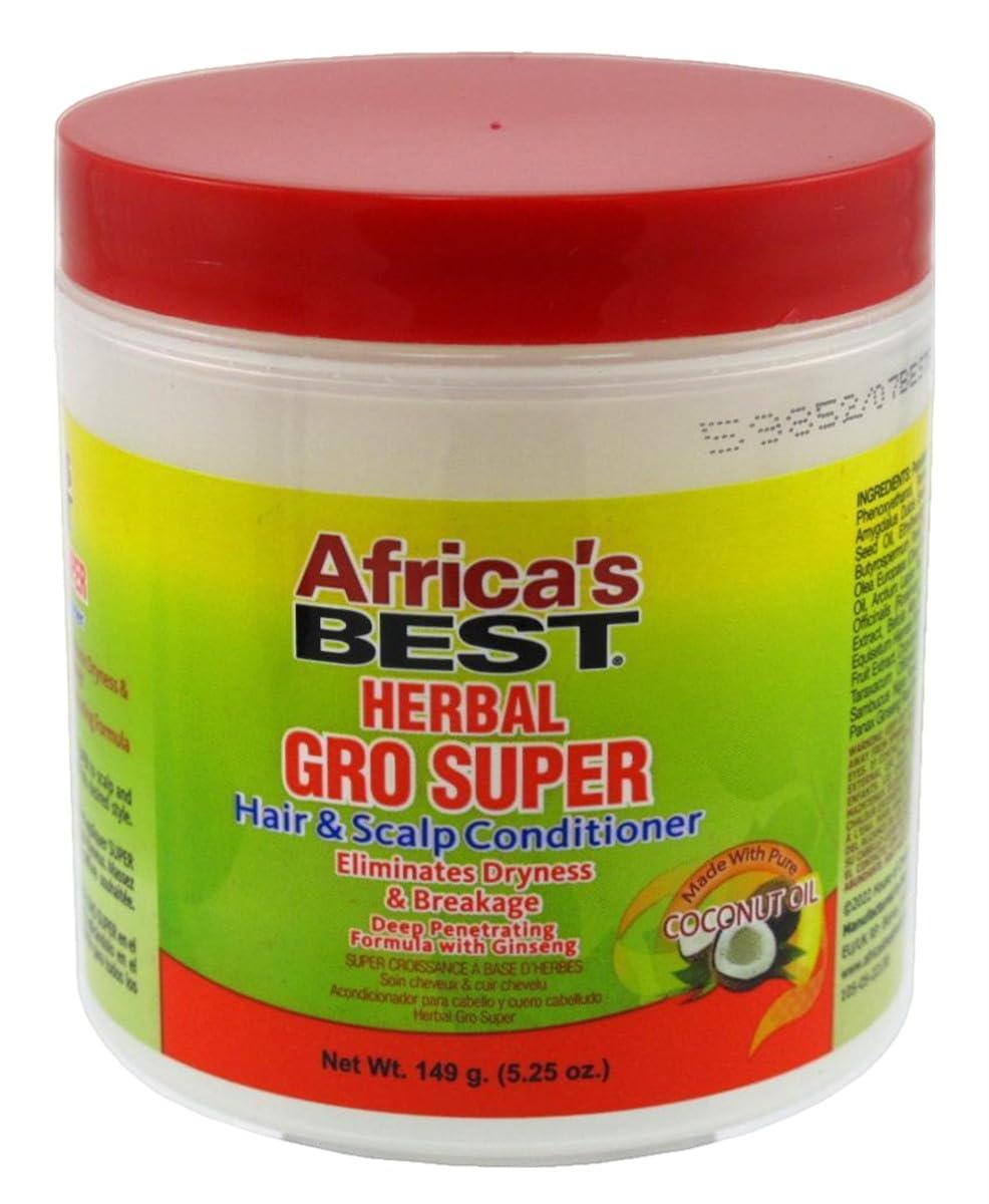 Africas Best Gro Herbal Super 5.25 Ounce Jar (155ml) (Pack of 2)