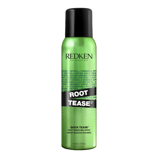 Spray de finition Redken Quick Tease 15, pour tous types de cheveux, améliore la texture et le volume, contrôle maximal, 150 ml