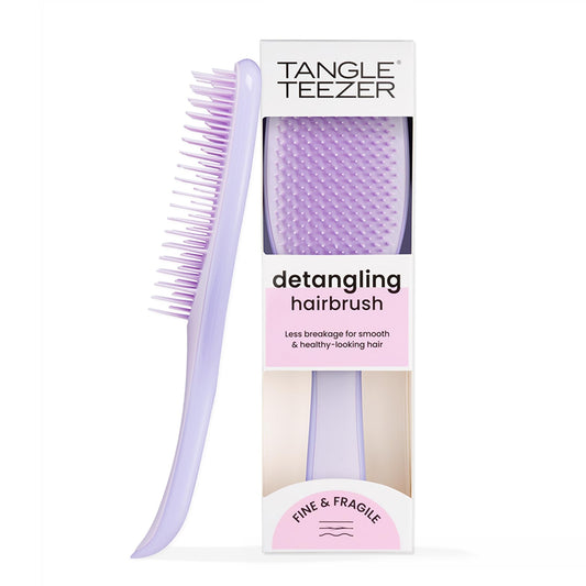 Brosse démêlante ultime Tangle Teezer Fine &amp; Fragile, brosse pour cheveux secs et humides pour démêler et réduire la casse, Hypnotic Heather