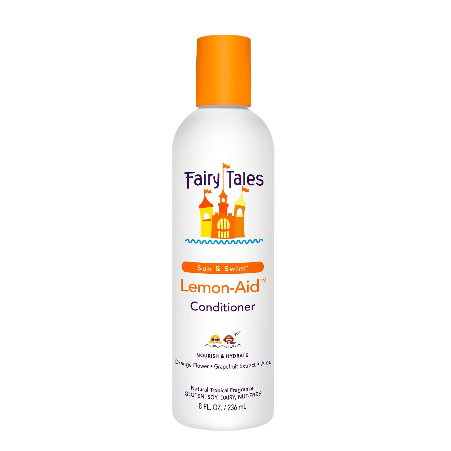 Fairy Tales Swimmer Conditioner for Kids - 8 oz | Made with Natural Ingredients in the USA | Replenish and Restore from Chlorine and Salt Damage | No Parabens, Sulfates, or Synthetic Dyes