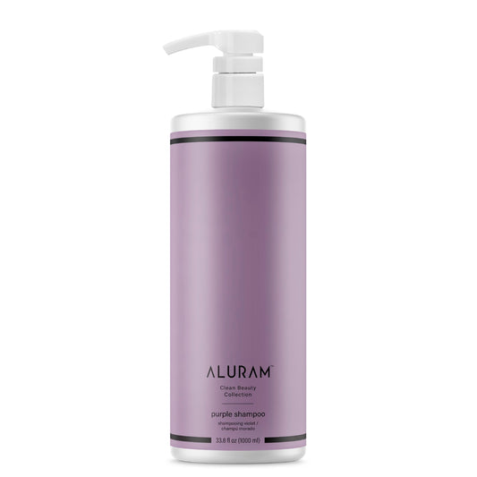 Shampoing violet à l'eau de coco ALURAM pour femmes, booste la brillance, élimine les reflets cuivrés, pour tous types de cheveux, 100 ml
