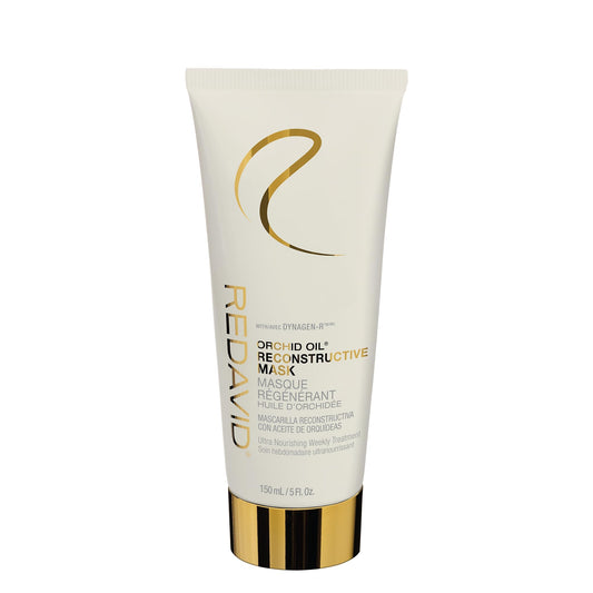 Redavid Orchid Oil Reconstructive Mask - Ultra Nourishing 15 Minute Weekly Treatment with Biofunctional Vitamin E and Coconut Oil for Curly and Damage Hair - Extreme Repair and Reconstruction