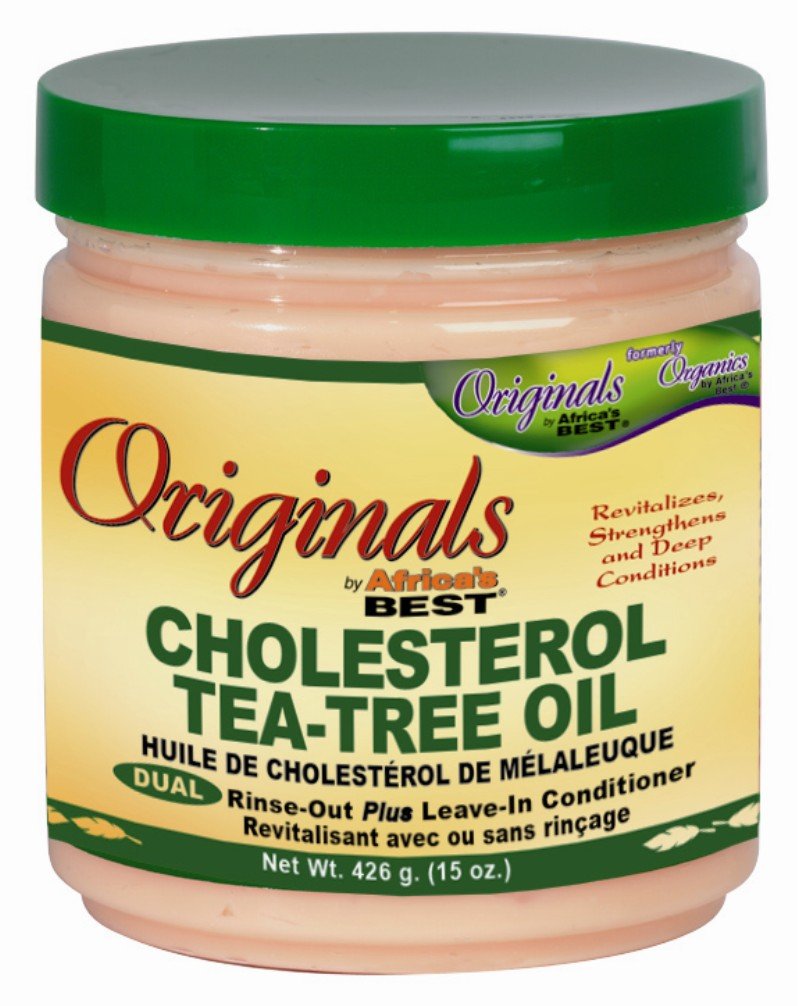 Africa's Best Originals Cholestrol Teatree 15 Ounce Jar (Pack of 2)