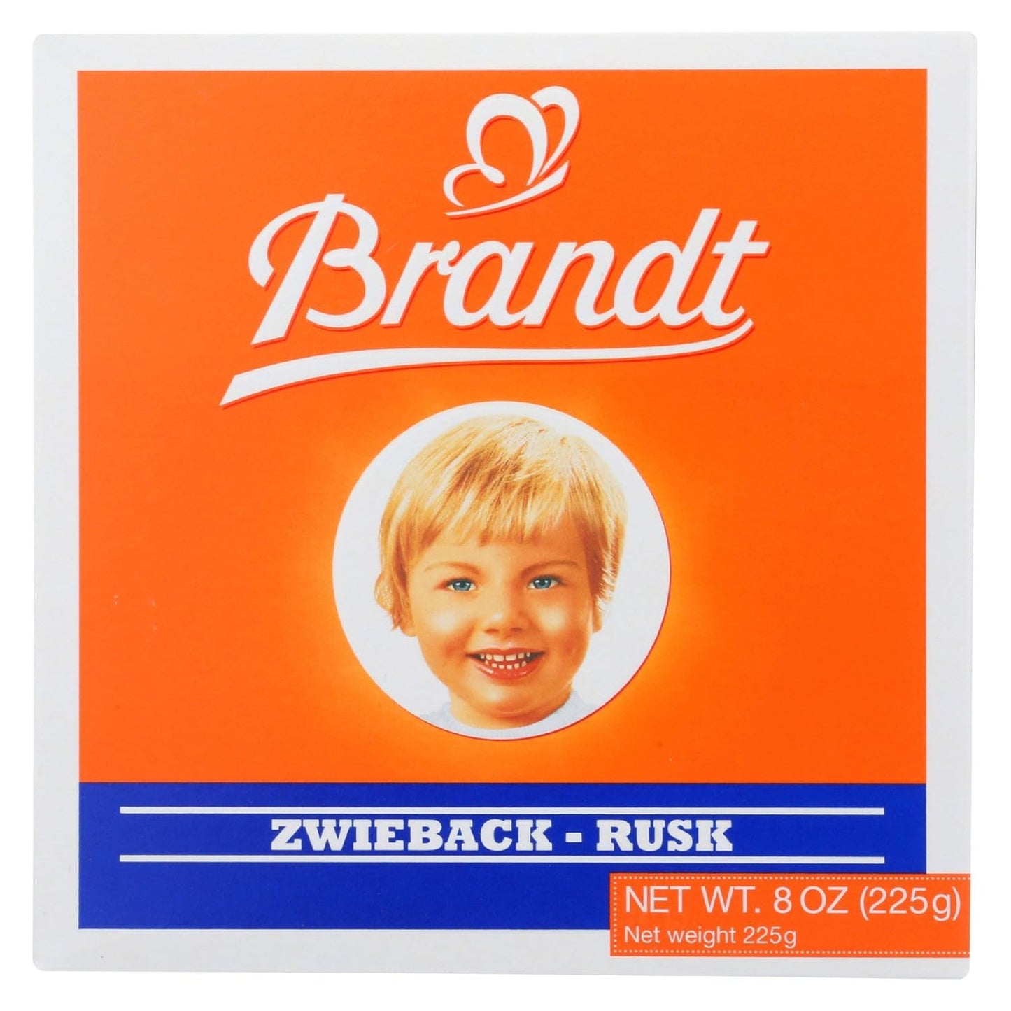 Brandt Zwieback Rusk | Sweetened Crispy Bread | Perfect for Teething Children | Enjoy With Sweet or Savory toppings | 8 oz