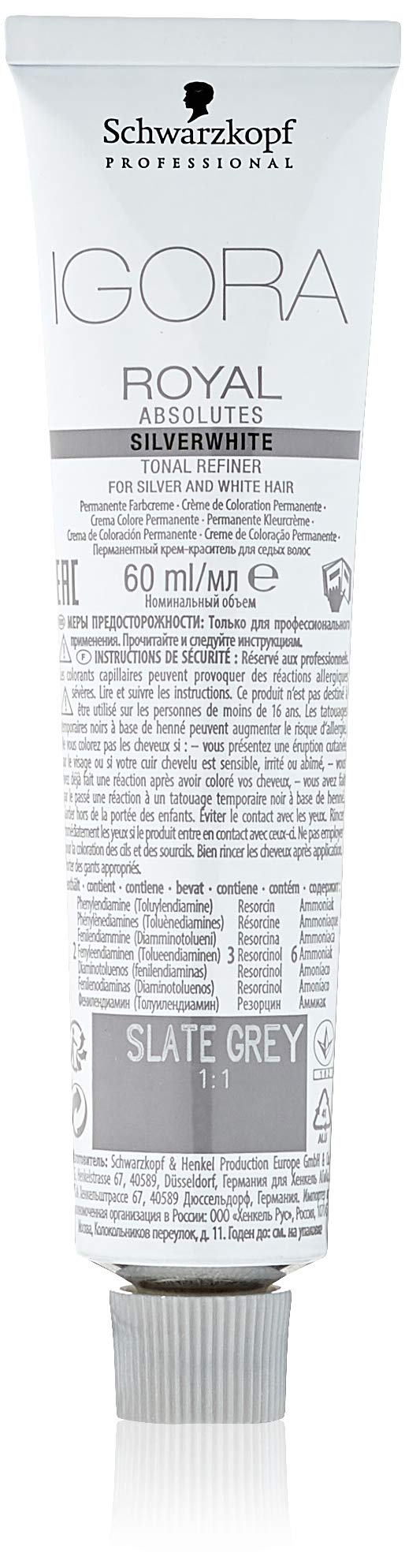 Igora Royal Absolutes 银白色板岩灰色 60ml