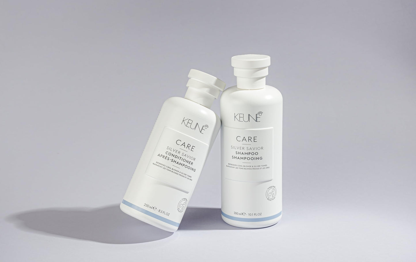 Keune Care Silver Savior 护发素，亮泽亮发护发素，适合金发和灰发，8.5 液体盎司