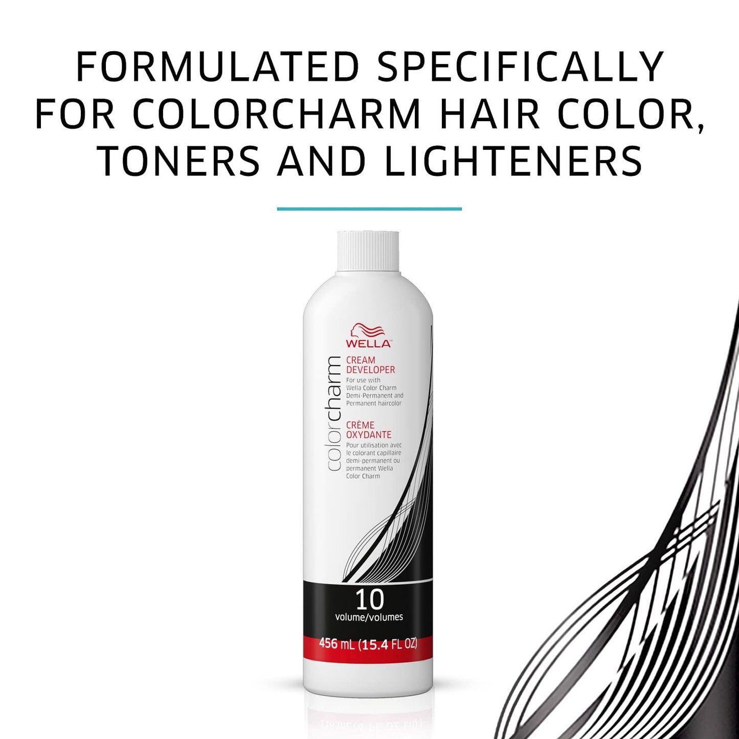 White Smoke WELLA colorcharm Demi Permanent Hair Color, Adds Gloss & Color Richness, Gray Coverage, 8N Light Neutral Blonde + 10 Vol. Developer