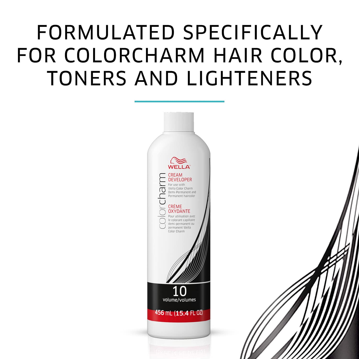 White Smoke WELLA colorcharm Demi Permanent Hair Color, Adds Gloss & Color Richness, Gray Coverage, 9NA Light Natural Ash Blonde + 10 Vol. Developer