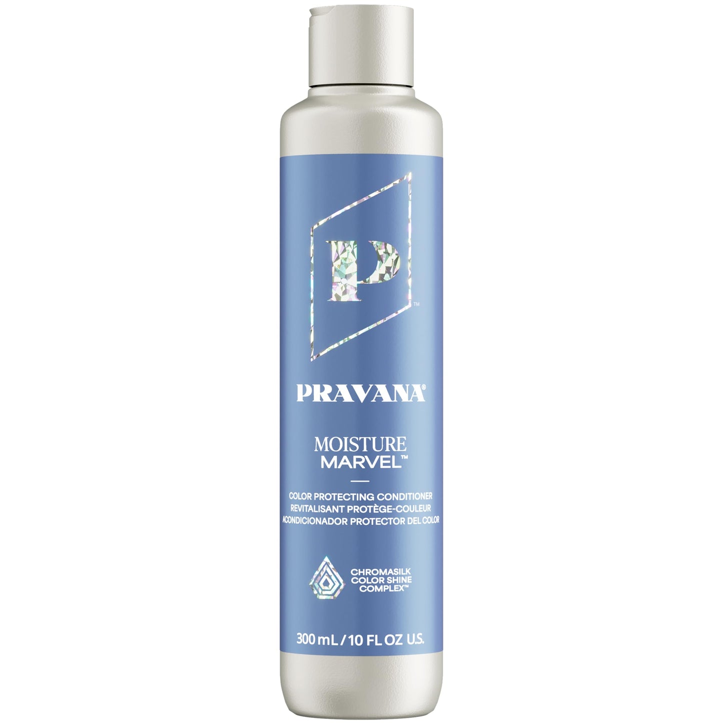 Pravana Moisture Marvel Conditioner | Hydrates, Moisturizes, Nourishes | For Dry, Color Treated Hair | Chromasilk Enhances Shine & Protection | Vegan, Cruelty-Free | Paraben & Sulfate Free | 10 Fl Oz