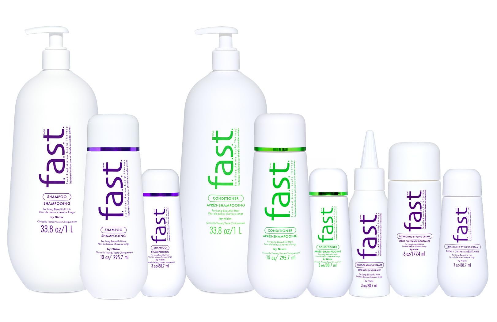 White Smoke Nisim F.A.S.T. Fortified Amino Scalp Therapy Detangling Styling Cream for Long Beautiful Hair, 3 oz (6 oz)