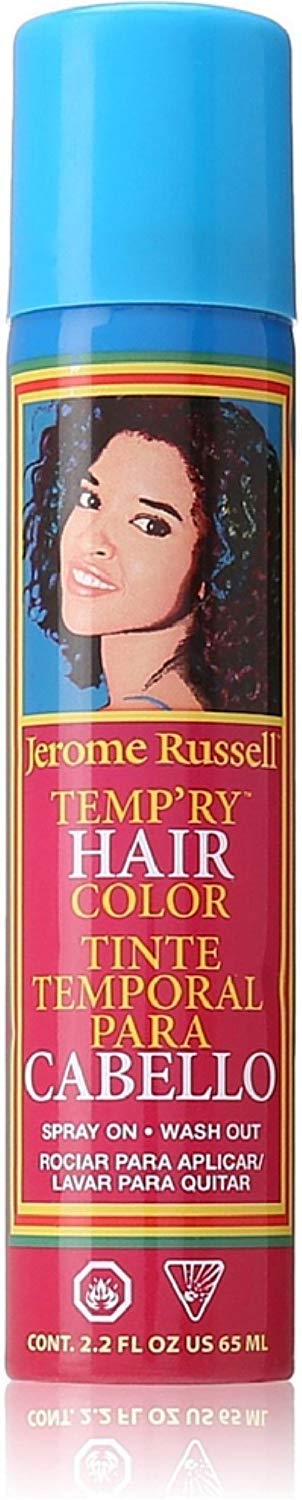 Jerome Russell Temporary Spray, Black 2.2 oz (Pack of 2)