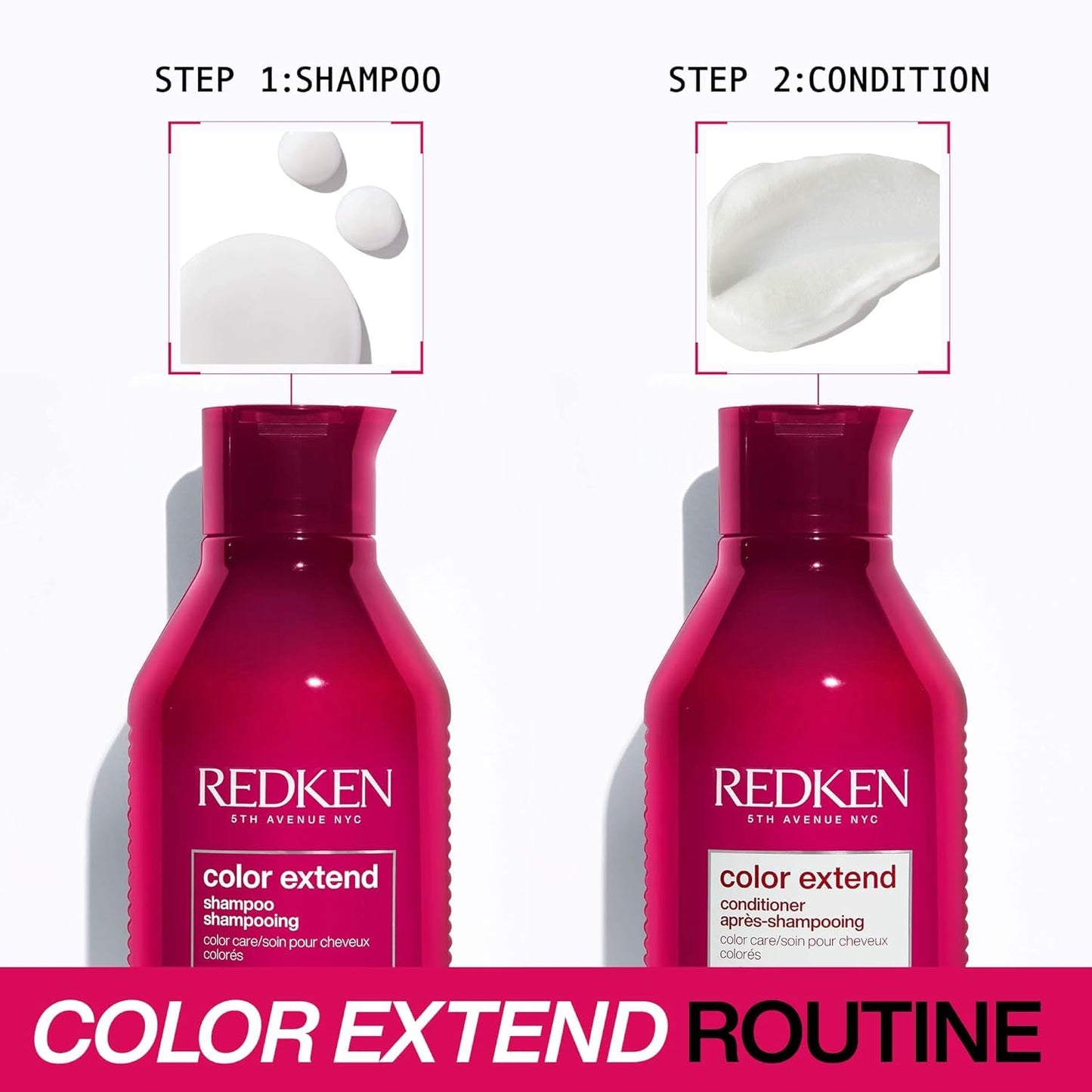 Après-shampoing Redken Color Extend, démêle et lisse les cheveux tout en protégeant la couleur de la décoloration, 100 ml
