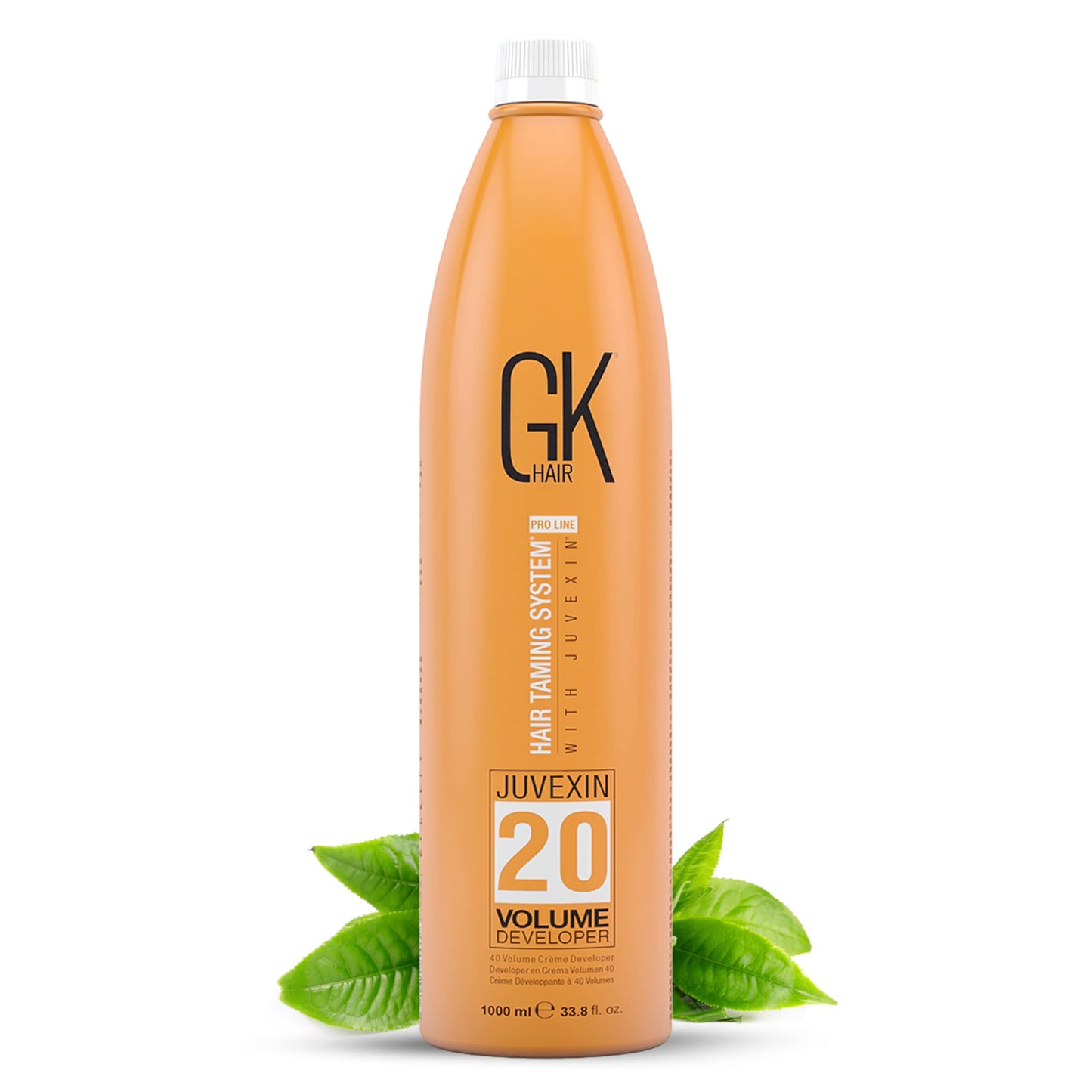 Global Keratin GK HAIR Professional Hair Creme 20 Volume Developer 33.8 Fl Oz for Hair Coloring Bleach - High-Performance Long Lasting Semi-Permanent Hair Color Toner Dye