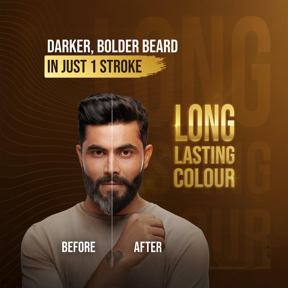 Bigen Men'S Beard Color, 40G - Brownish Black B102 (Pack Of 1)