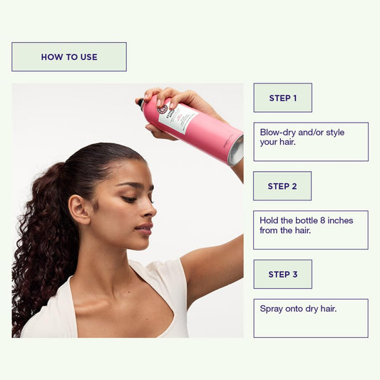 White Smoke Maria Nila Extreme Spray, Hold 5/5, Great firmness & Ideal for long-lasting styling, Antioxidant Preserves Hair Color, 100% Vegan & Sulfate/Paraben free, 3.4 Fl Oz