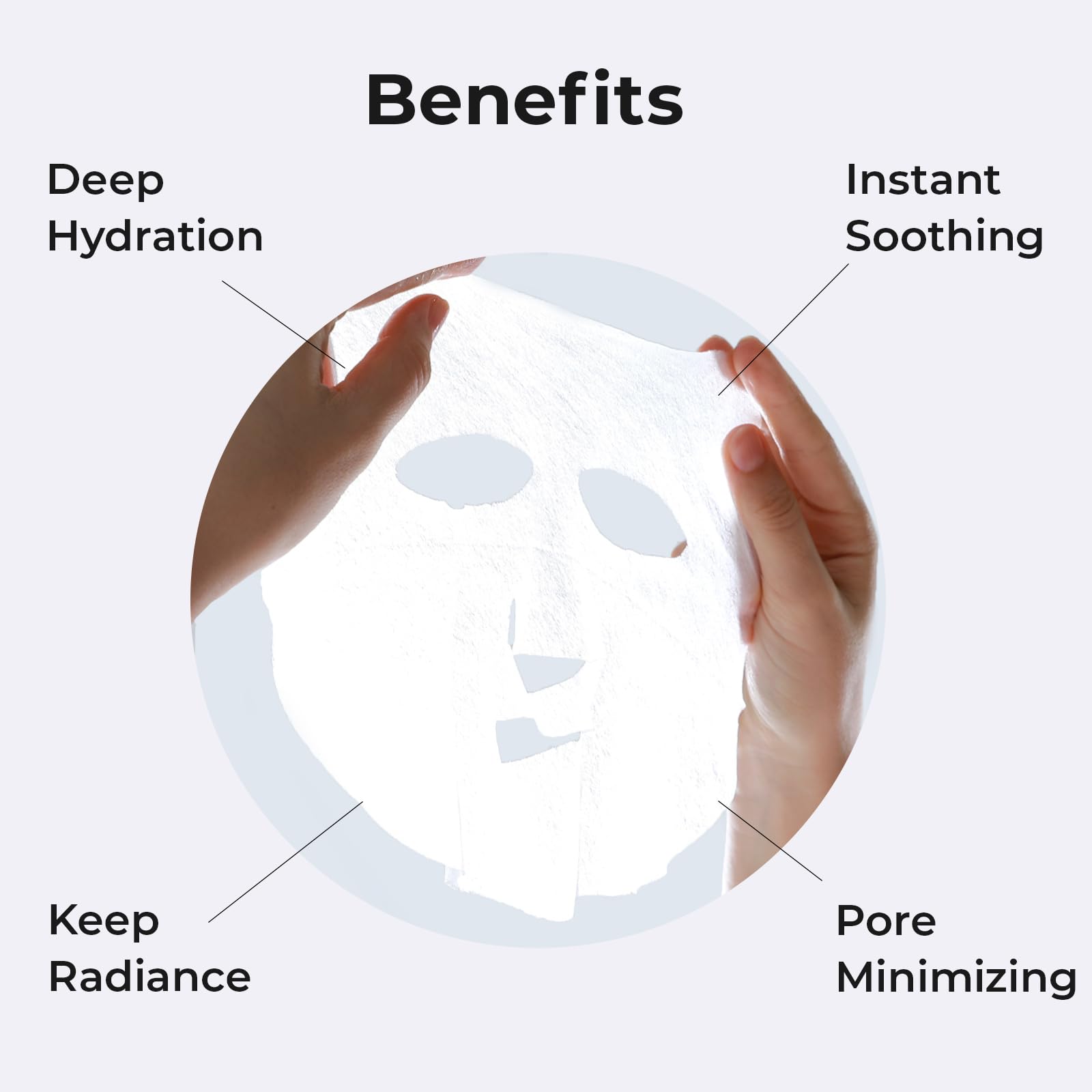 +WIS+ Intensive Hydrating Natural Face Masks 24 EA | Hyaluronic Acid & Collagen | Tend Skin, Sensitive Skin Safe | Pore Minimizing, Elasticity Boost | Dehydrated Skin Repair | Galentines Gifts Bulk