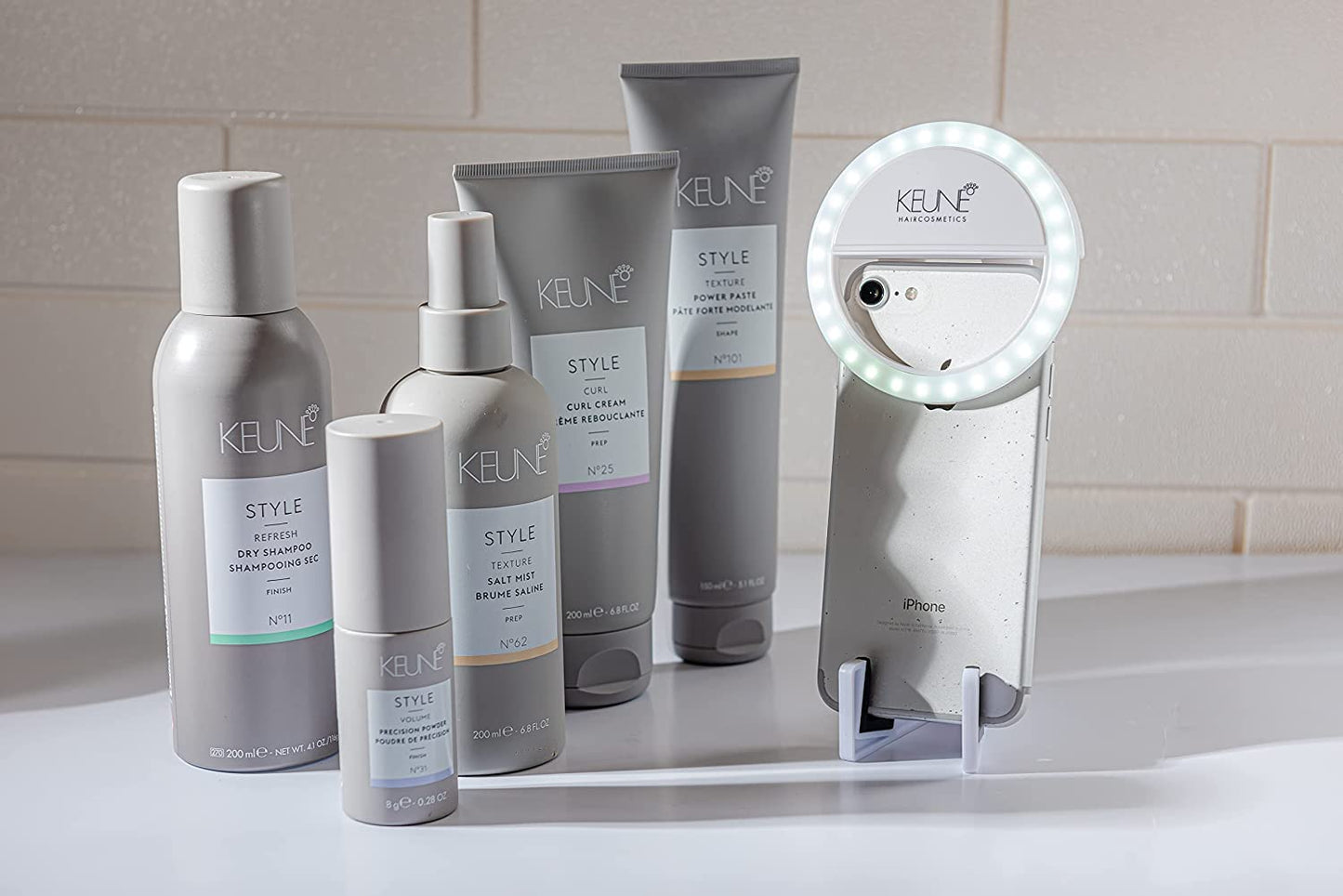 Keune Style Power Paste，超强定型哑光造型膏，适合所有发质，5.1 液体盎司