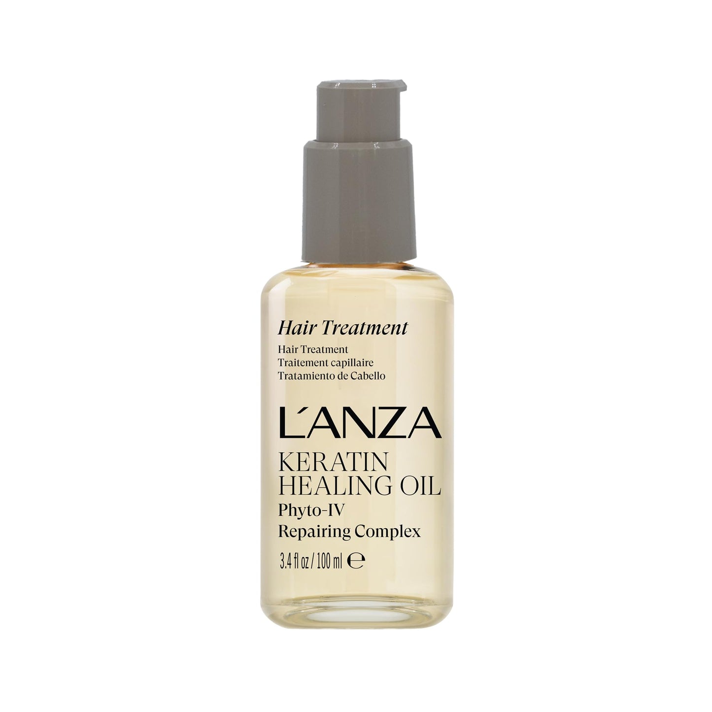L'ANZA Keratin Healing Hair Oil Treatment, Keratin Hair Treatment, Hair Oil For Damaged Hair, Revives & Nourishes, Sulfate Free Healing Oil for Hair with Phyto IV Complex, Cruelty Free Hair Care